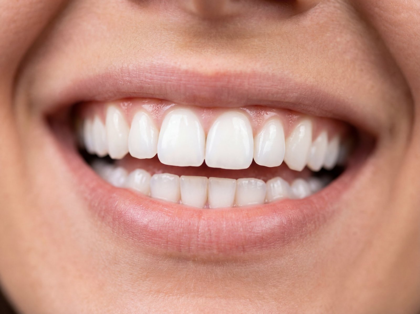 Bright white teeth result